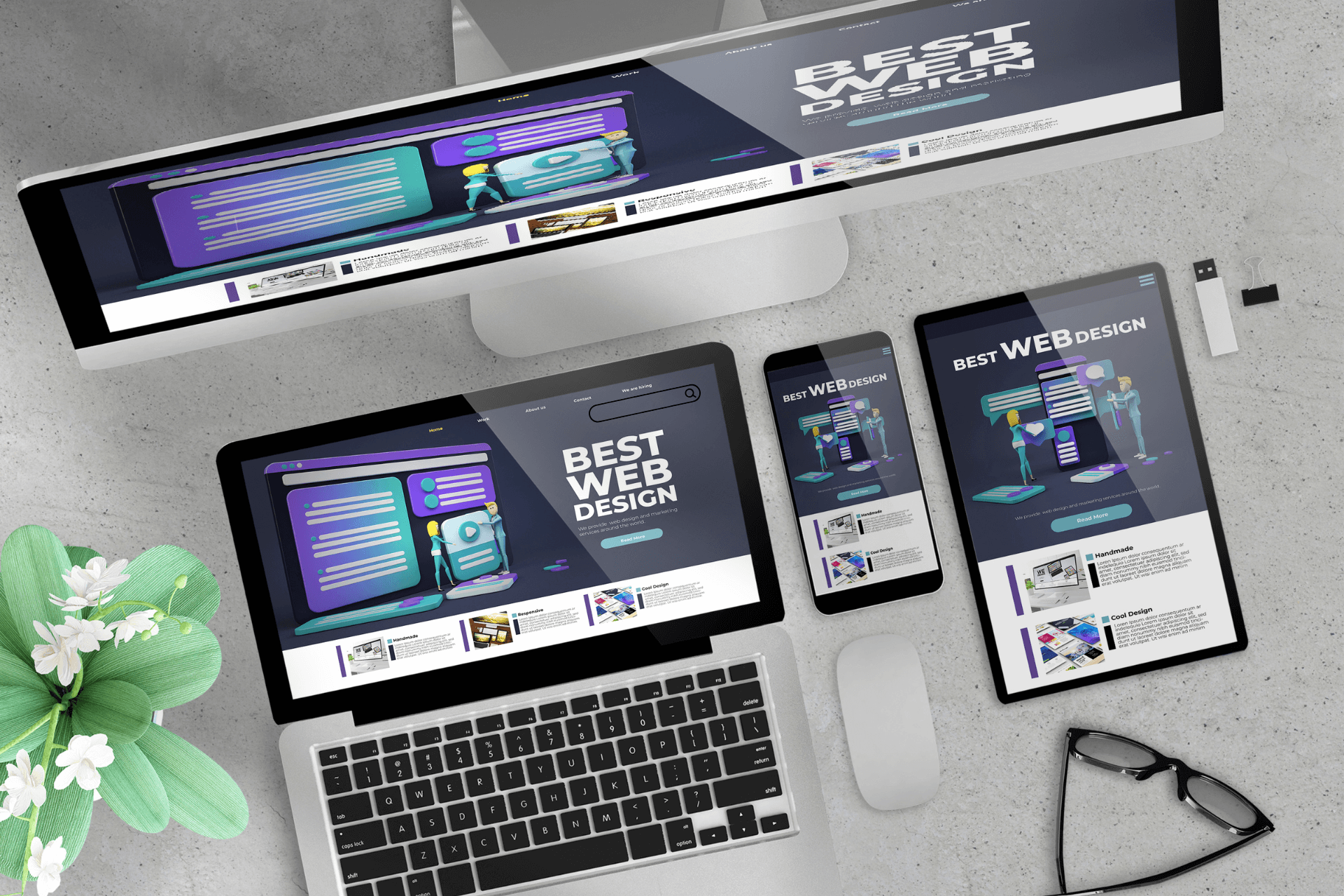an image of web design services