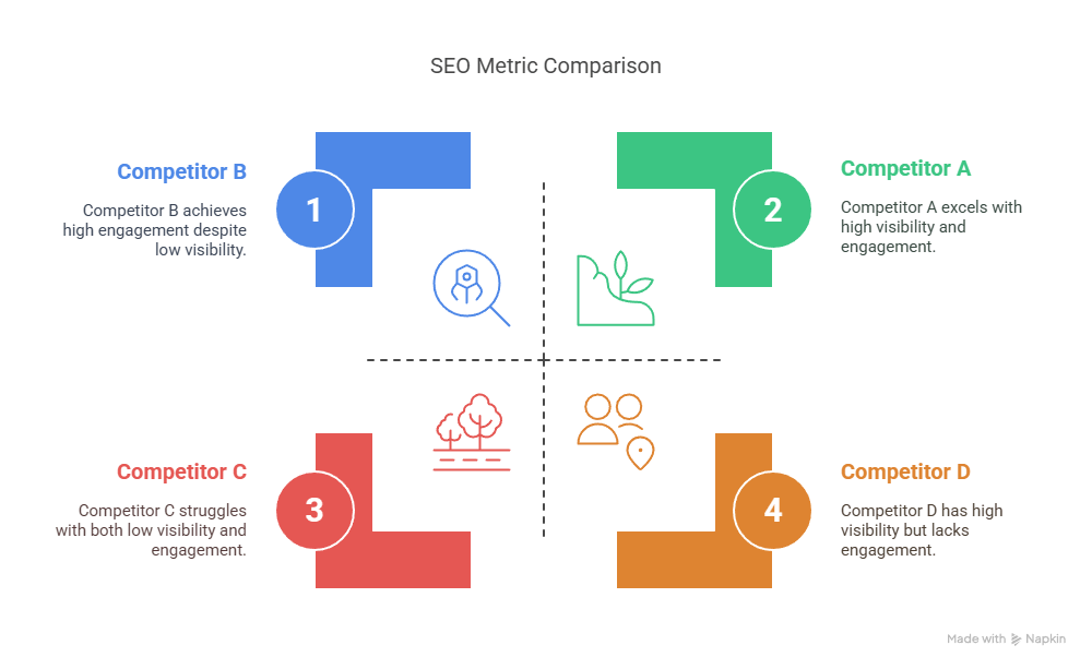 An image of the SEO metrics comparison